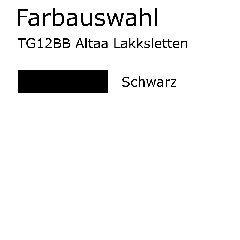 Farbauswahl TG12BB